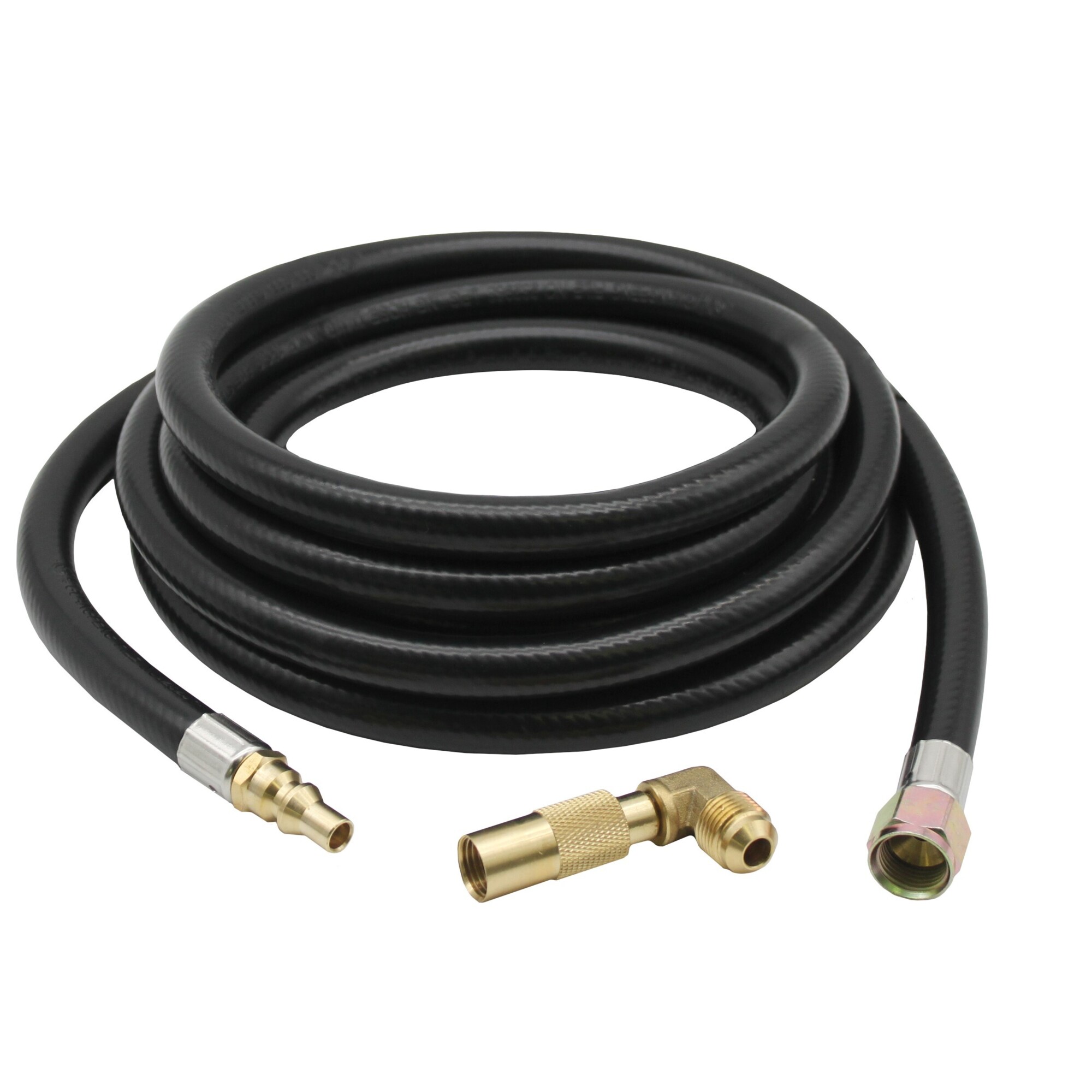 Flame King, adapter for 12ft rv quick connect hose adapter for 17”or 22” blackstone griddle, FK-GRD-12FTQC